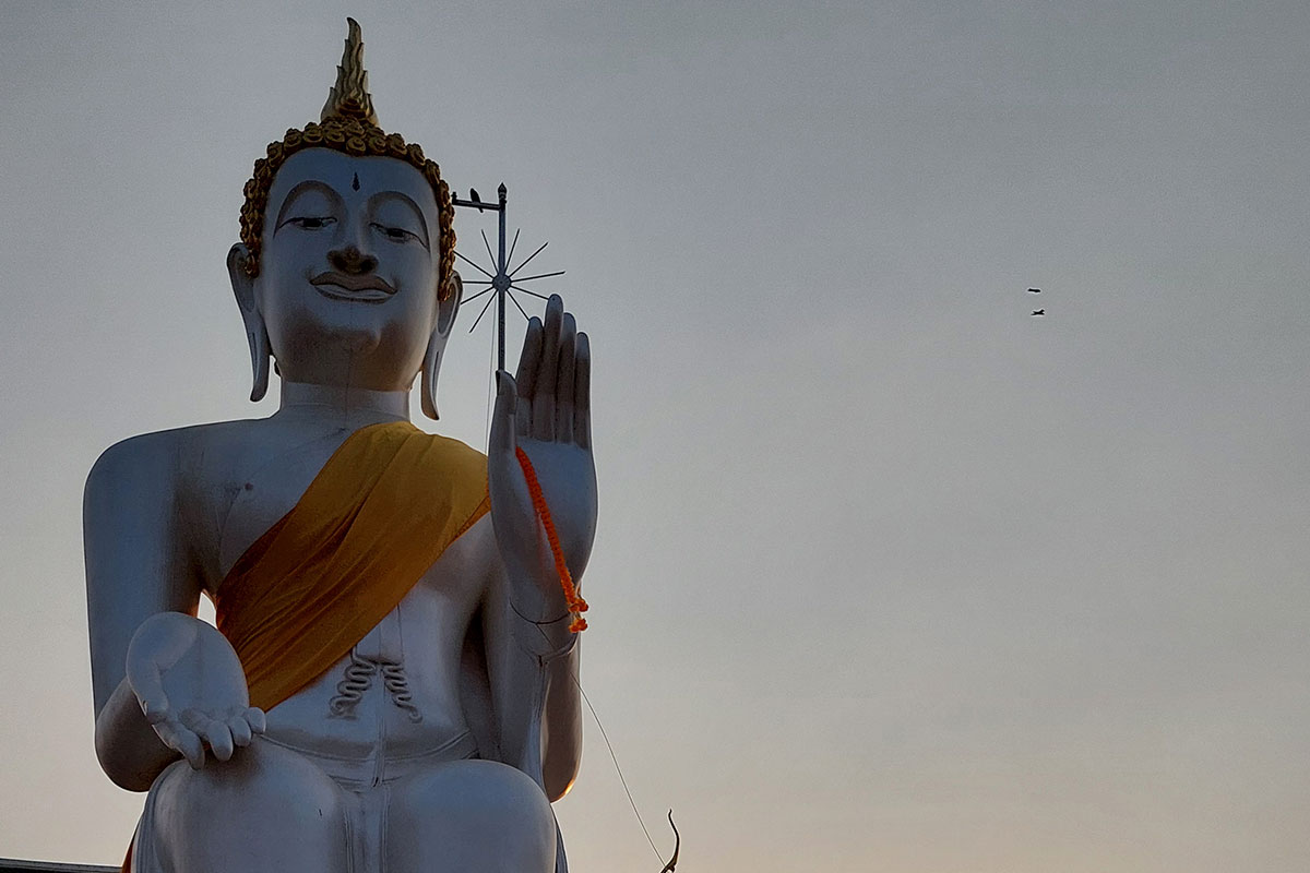 ¿Cómo es meditar con un monje budista?